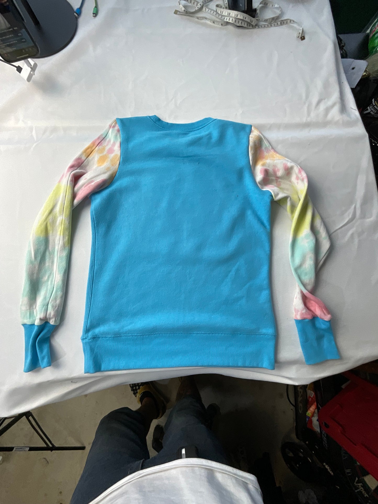 Upcycled/Reworked MTV Tie-Dye Sweatshirt-