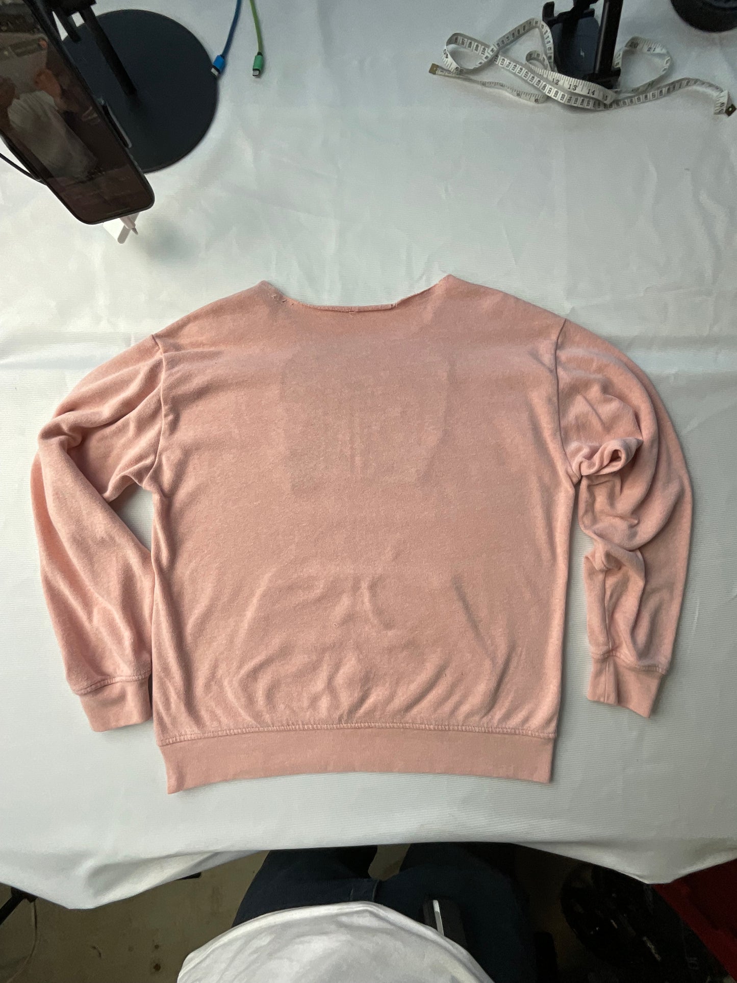 Upcycled/Reworked Zebra Vans Pullover- M