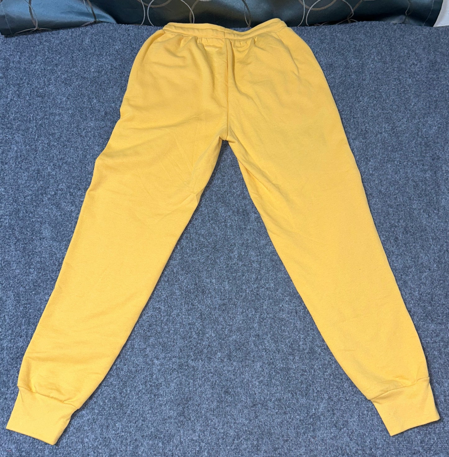 One of a Kind - Tweedy Upcycled Looney Tunes Jogger Pants Yellow XS