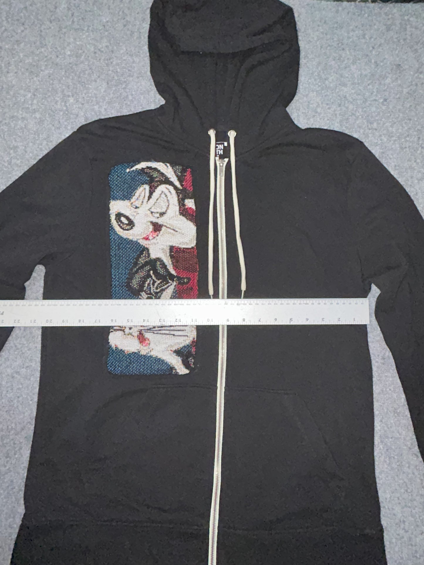 Pepe Le Pew & Penelope from a Vintage Woven Tapestry Upcycled on a XL Jacket