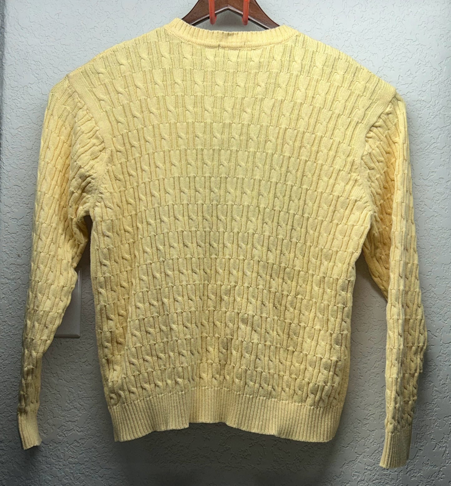 Reworked/Upcycled Club Room Cable Knit & Adidas Pullover Sweater - Size L (Men's)