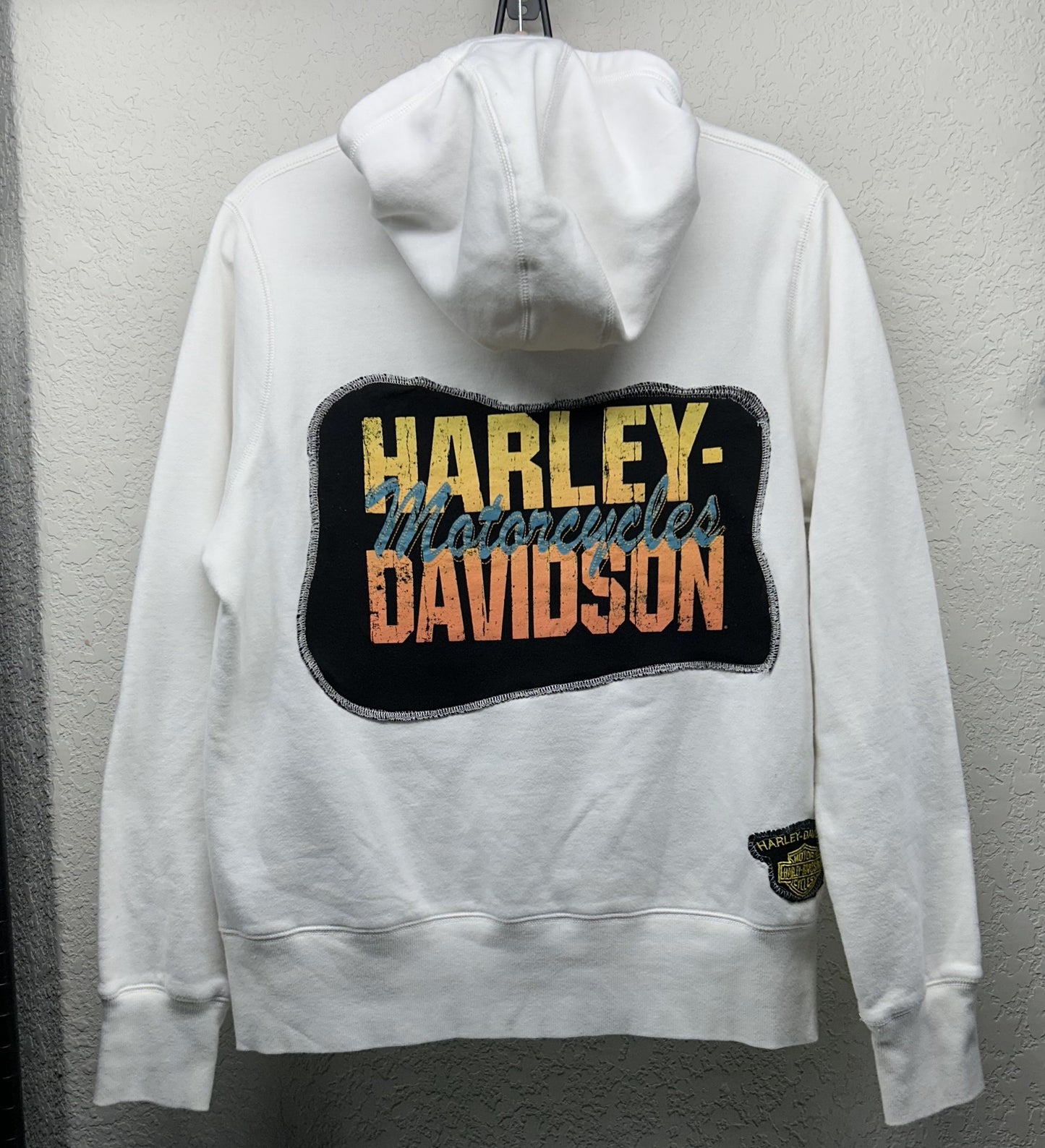 Upcycled / Reworked (XL) Champion Jacket with Harley-Davidson Graphic - Unisex