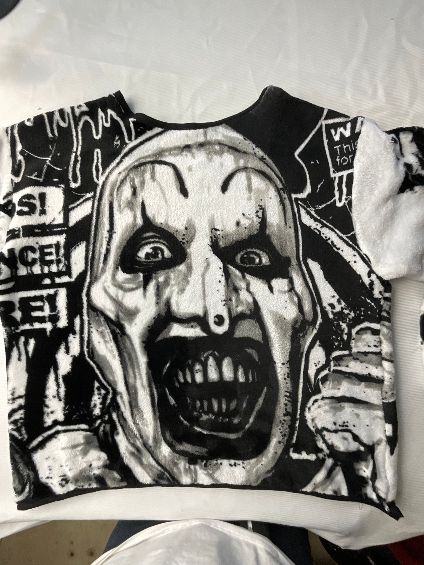 Upcycled/Reworked The Terrifier Sweatshirt