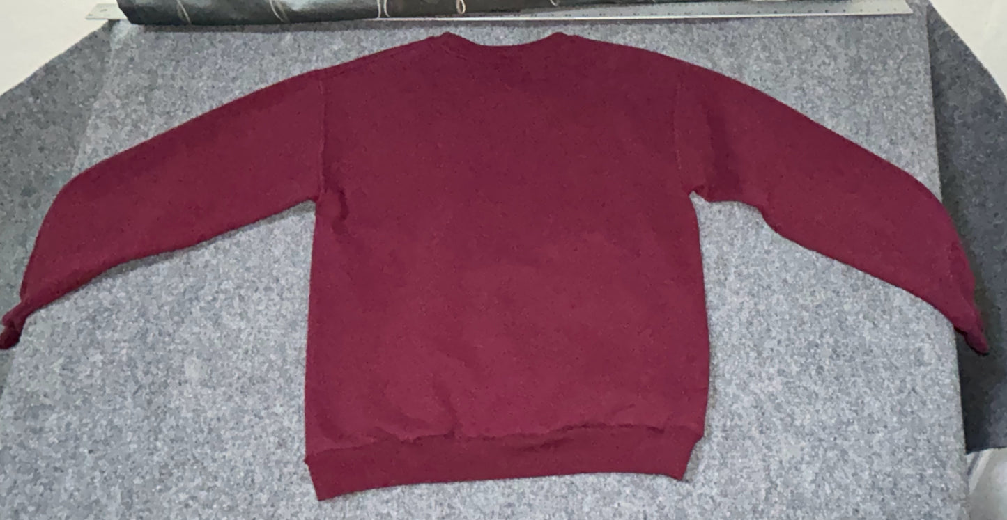 OBEY / Marvin the Martian Sweatshirt, 1 of a kind, Maroon, Women's Small