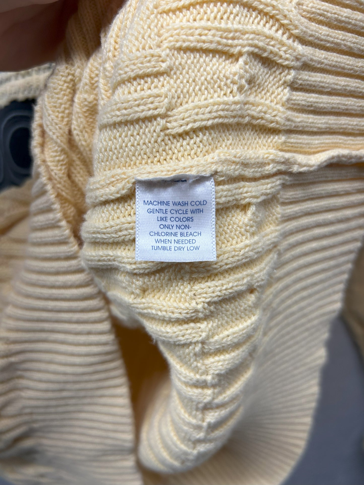 Reworked/Upcycled Club Room Cable Knit & Adidas Pullover Sweater - Size L (Men's)
