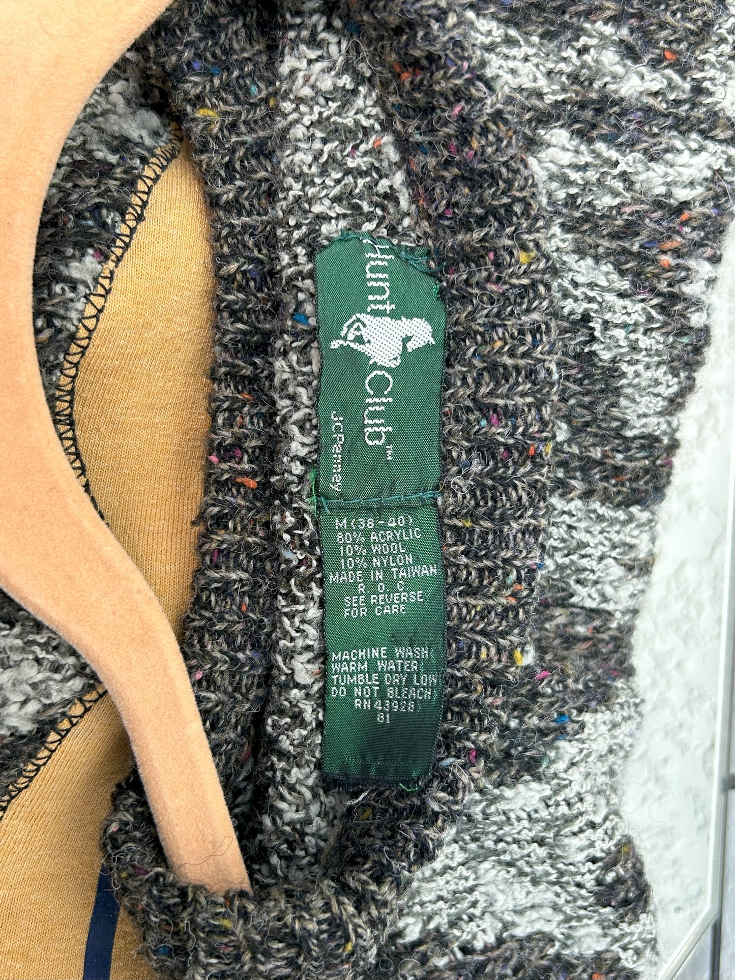 Upcycled/Reworked Vintage JCPenney Hunt Club Men's M Sweater