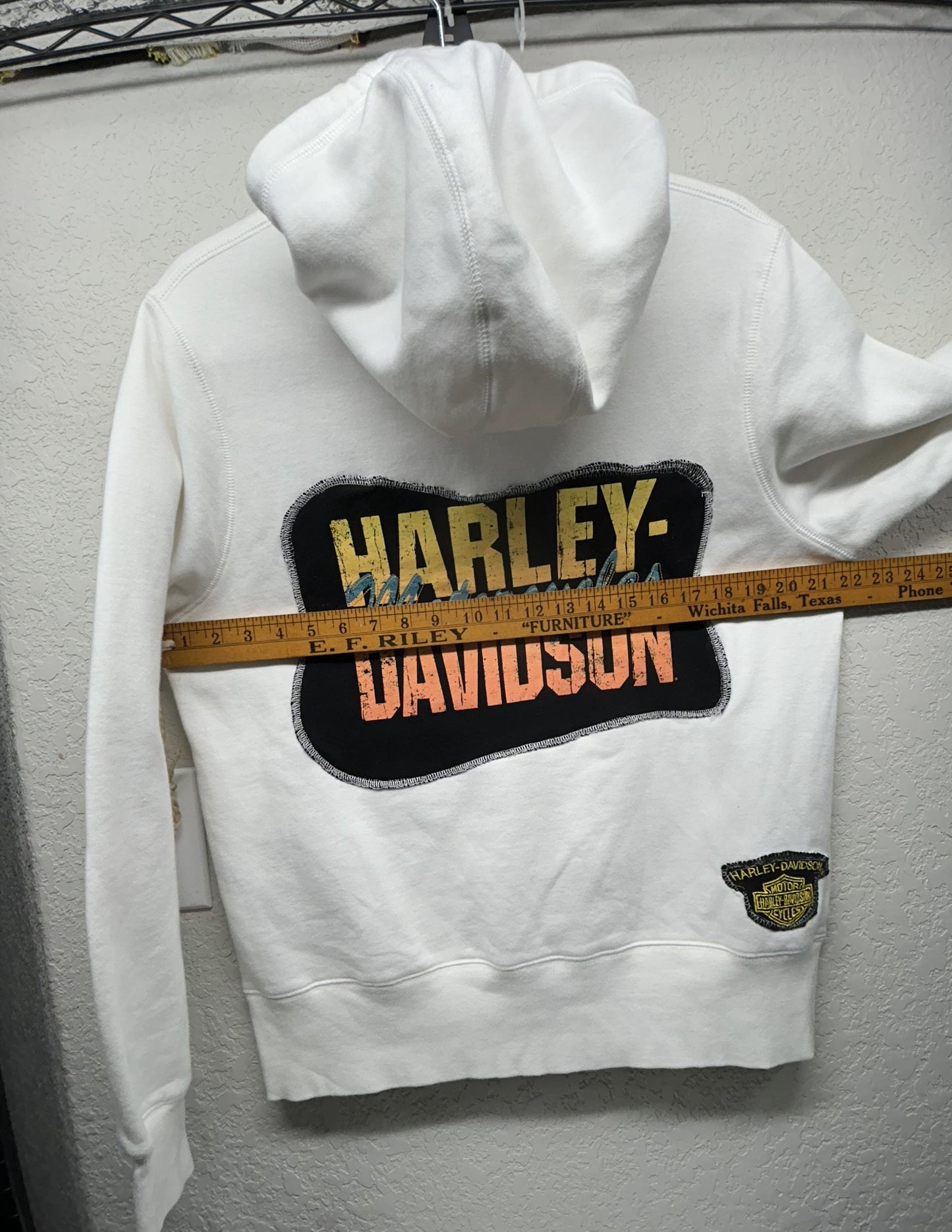 Upcycled / Reworked (XL) Champion Jacket with Harley-Davidson Graphic - Unisex