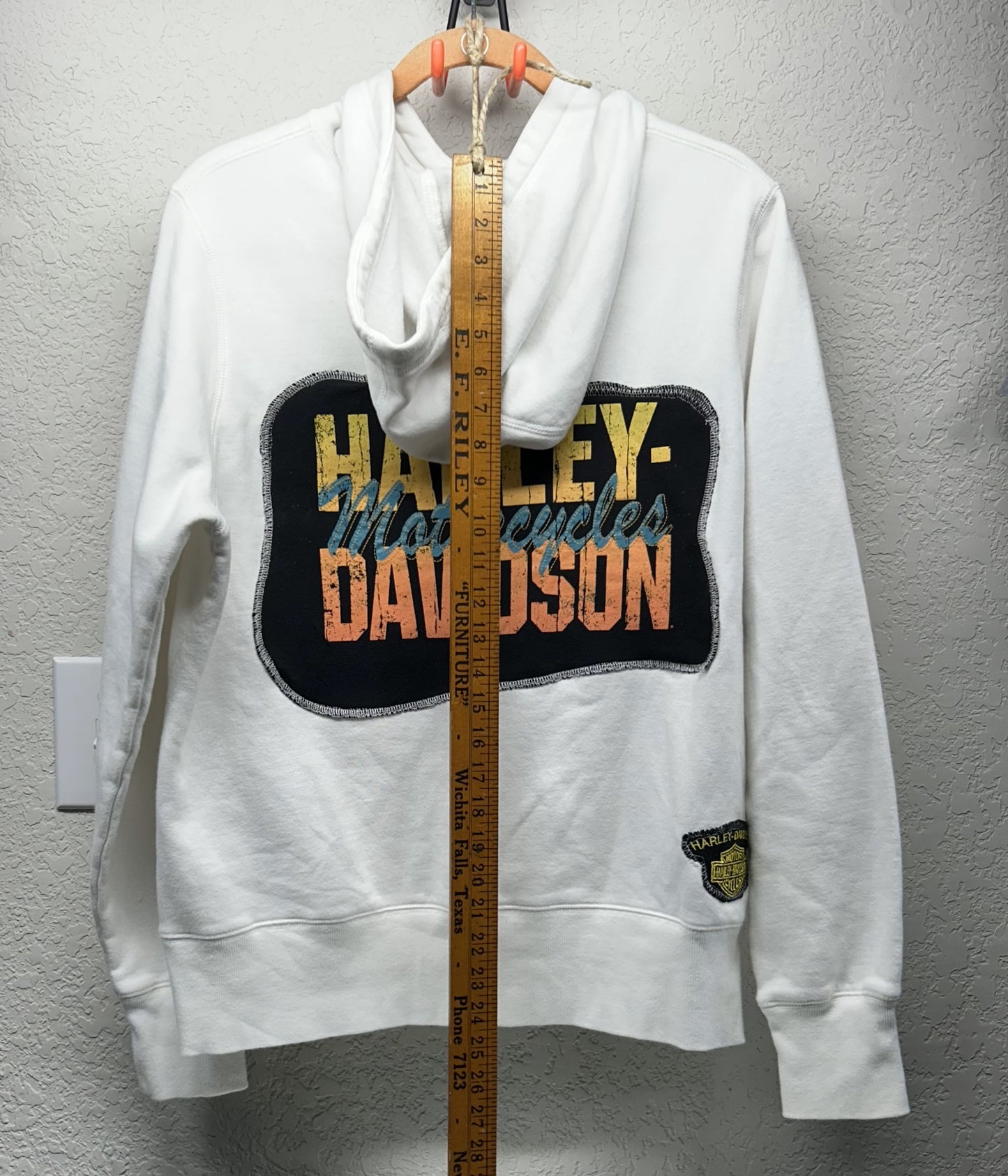 Upcycled / Reworked (XL) Champion Jacket with Harley-Davidson Graphic - Unisex