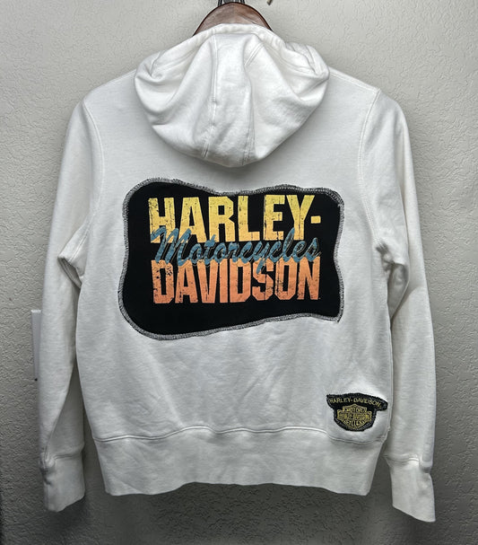 Upcycled / Reworked (XL) Champion Jacket with Harley-Davidson Graphic - Unisex